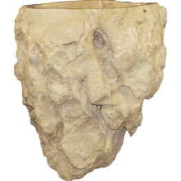 Pedestal Basin Natural Cream